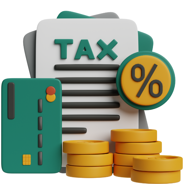 Tax stack illustration